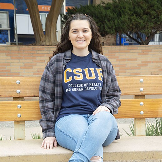 CSUF College of Health and Human Development Tee - Navy - 4